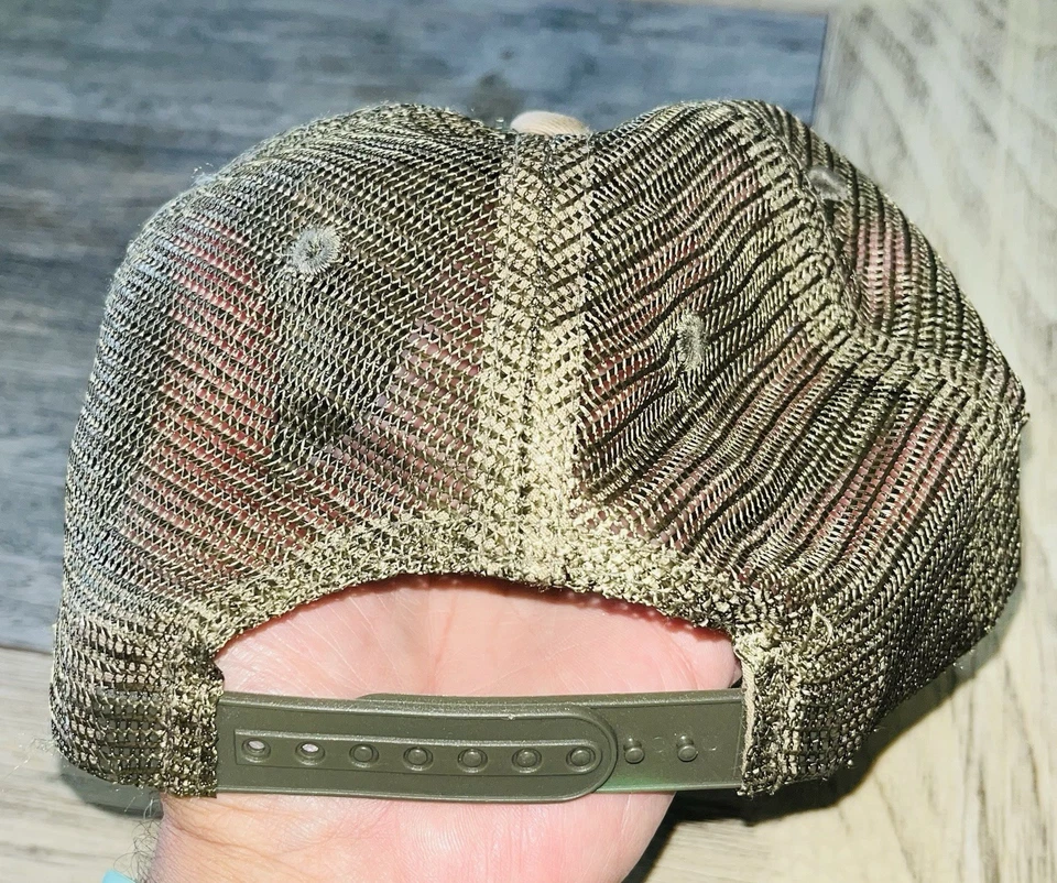 Chase Rice Camo trucker Hat distressed adjustable cap lid - Image 2 of 4