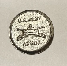 Kellogg Cereal Premium Tin U.S. Army Armor Pin Great Condition (K-4)
