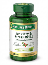 Nature's Bounty Angst & Stresshulp Ashwagandha 90 Ct EXP