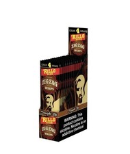 ZIg Zag Cigar Wraps Rolling Size Straight Up- 4 Count Pack of 15 