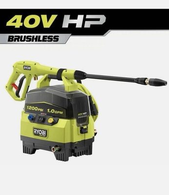 #ad RYOBI 40V HP Brushless 1200 PSI 1.0 GPM Cordless Pressure Washer $99.95