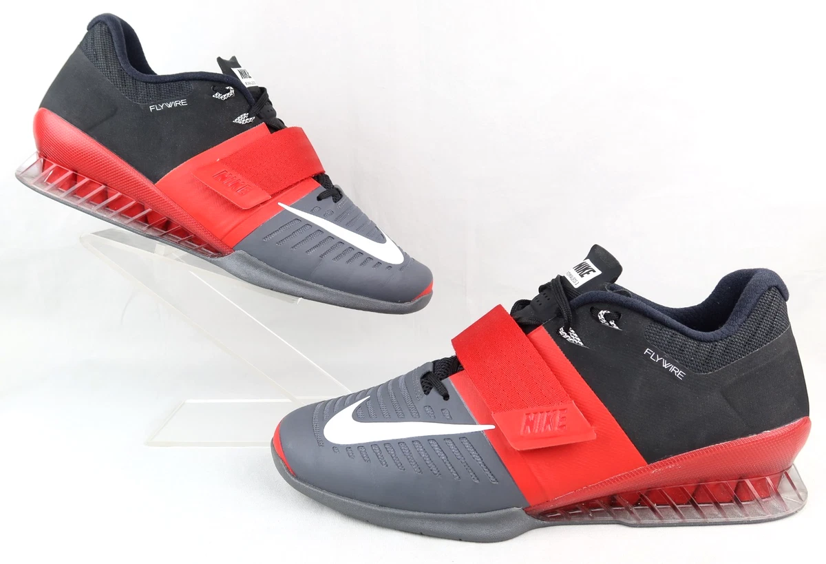 Nike Romaleos 3 University Red Dark Grey for Sale | Authenticity