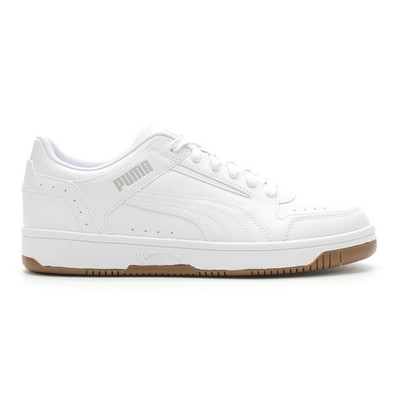 PUMA Rebound Joy Low Lace Up  Mens White Sneakers Casual Shoes 38074732