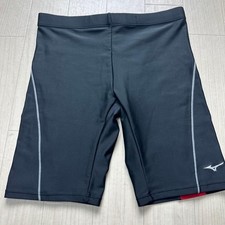 Mizuno Swimsuit Swimwear O Black X Red