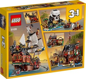 LEGO Creator 3in1 31109 Pirate Ship New Factory Sealed