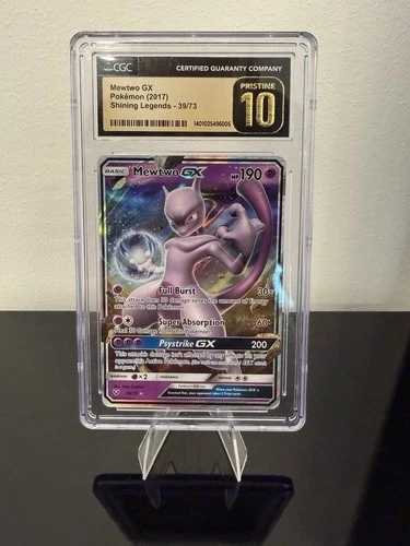 2017 Mewtwo GX 39/73 Shining Legends CGC 10 Pristine Pokemon TCG