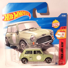 Hot Wheels Austin Mini Cooper S Lindgrün cooler GB Oldtimer Felgen Chrome, H31