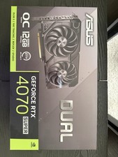 ASUS Dual RTX 4070 Super OC 12GB Dual GDDR6X Graphics Card GPU