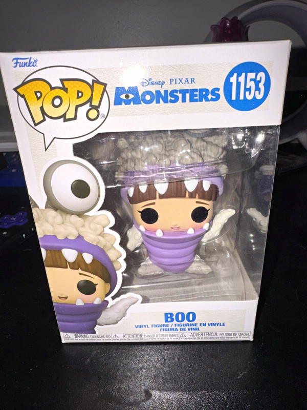 Funko Pop! Disney Pixar Monsters Boo Vinyl Figure #1153 Disney Pixar Vinyl