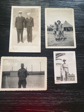 Lot of 4 Vintage Military Photos Men Sailor, Marines and AirForce