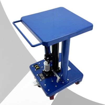 Manual Hydraulic Post Lift Table (500LB Load, 18*18'' Platform, 30-48'' Height)