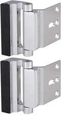 2 Pack Door Reinforcement Locks with 8 Screws, Home Security Door Lock for Toddl