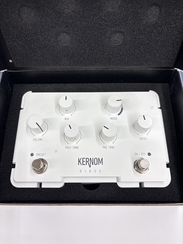 Kernom Ridge Overdrive Guitar Effects Pedal, Analog Warmth w/MIDI Controls w/Box