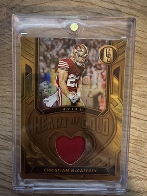 2024 Panini Gold Standard - Heart of Gold Threads Christian McCaffrey #HOGT-CMY