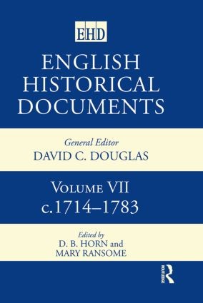English Historical Documents - 2nd Edition