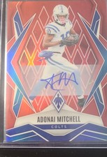 2025 Panini Phoenix - Adonai Mitchell #53 Red Autographs /99 (AU)