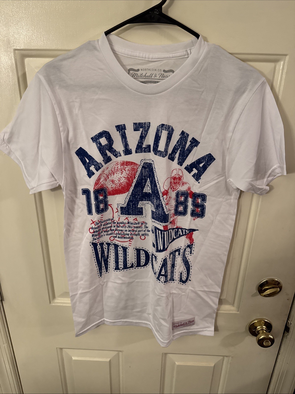 Arizona Wildcats Football Mitchell & Ness - Shirt - Men's Small **NWT**