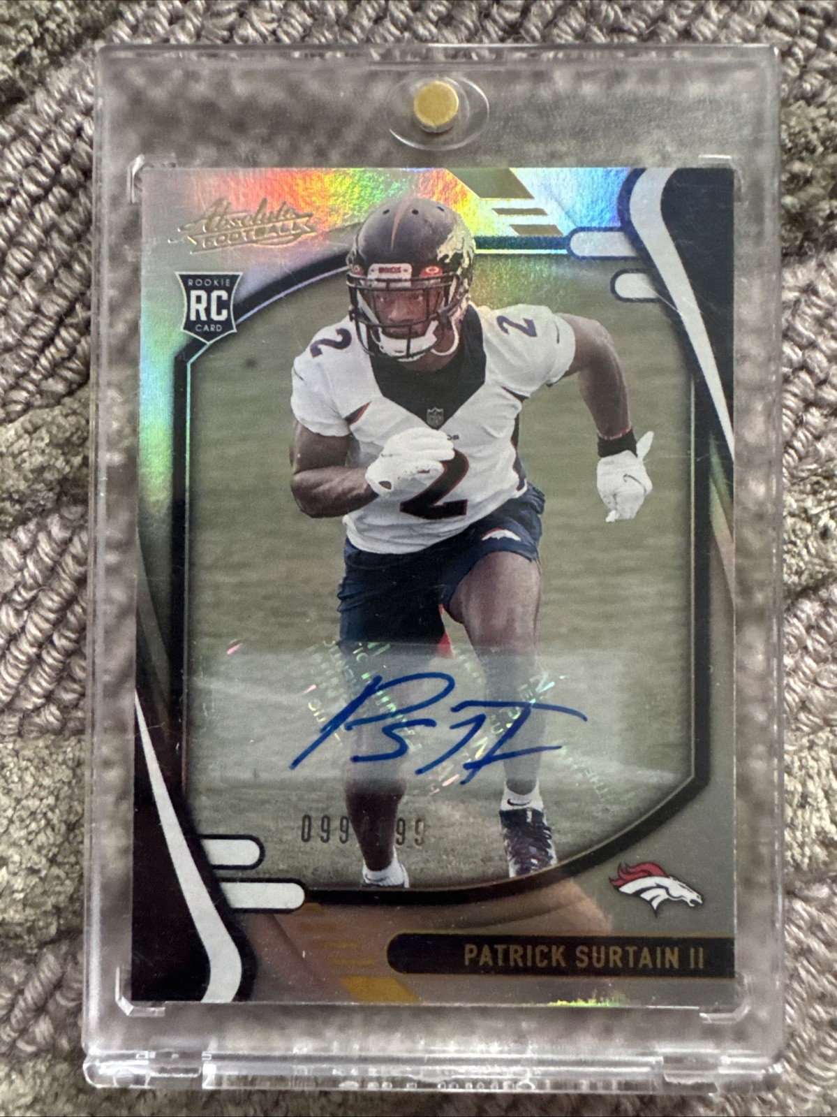 Patrick Surtain II Panini Absolute #143 Autograph