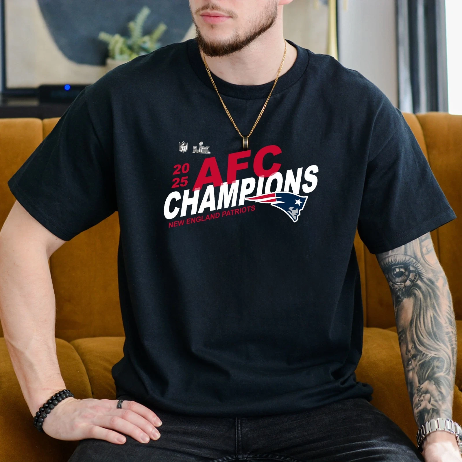 AFC Conference Champions New England Patriots T-Shirt