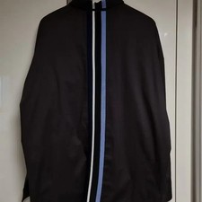 System Homme Black Striped Shirt - Size 105