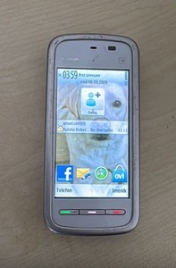 Nokia 5230 (RM-588) Weiß, Gebraucht Volle Funktion, Händler, Garantie Accu Neu