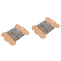 2 StüCke Diy Kette ZubehöR Edelstahl Schmuckkette FüR Handwerk Dekoration