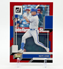 Nate Lowe 2022 Panini Donruss #216 Red /2022 Rangers NM