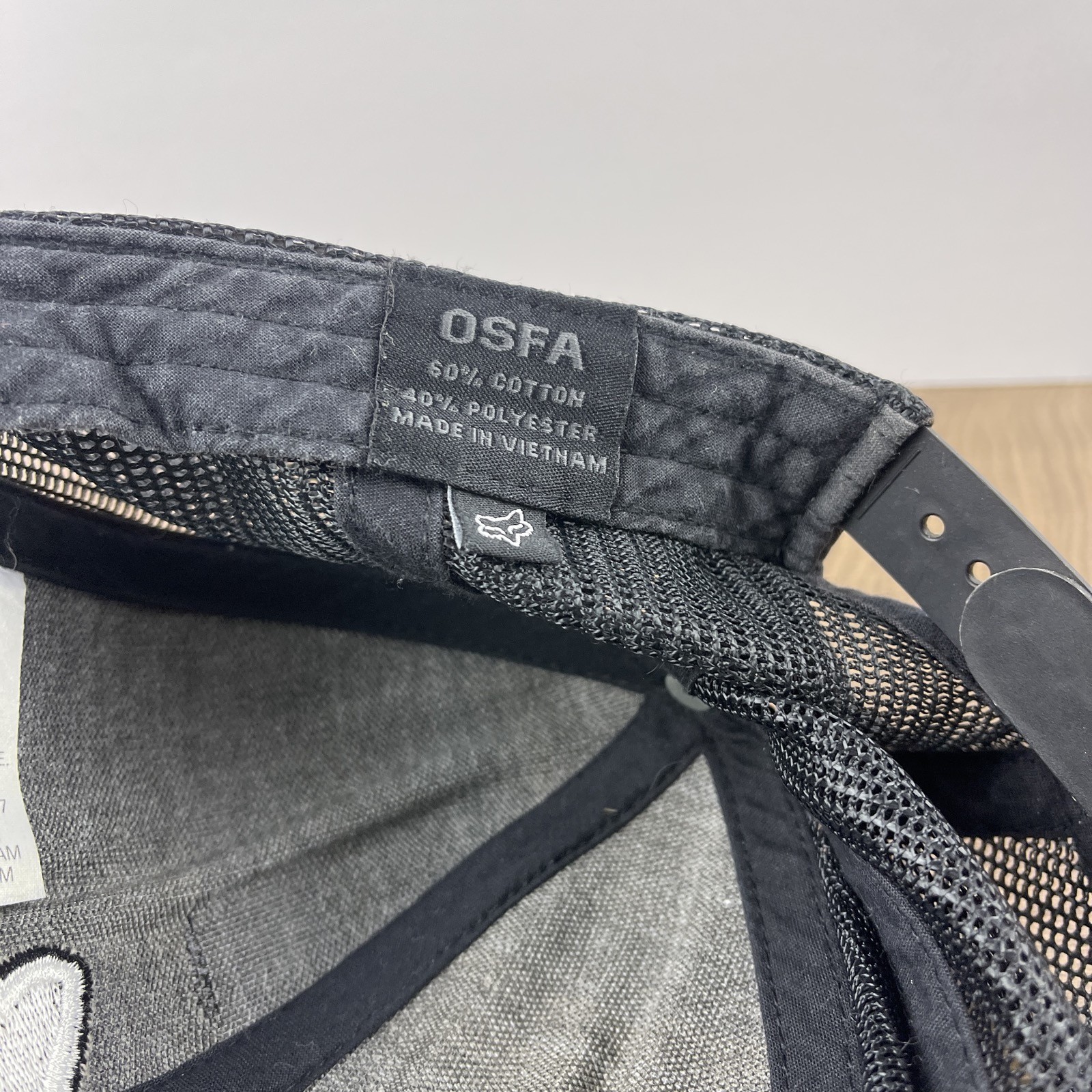 Fox Hat FOX Snapback Black Cap Adjustable Hat Adu… - image 11