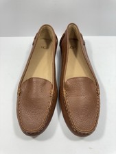 UGG Women's Charoone Leather Loafers Chestnut Brown Size 10