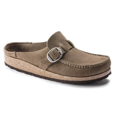 NWT-AUTHENTIC- Birkenstock Buckley Suede Leather Clogs (ALL SIZE-COLOR)