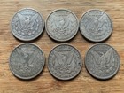 US Morgan Silver Dollars 6 coins Pre 1904 Circulated Condition Lot TUE 25 — photo 6