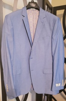 Southern Pines Mens Sport Coat Two Button Jacket Cotton Size M