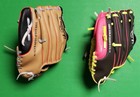 Lot Of 2 Rawlings Youth 10 Inch Baseball Gloves — photo 3