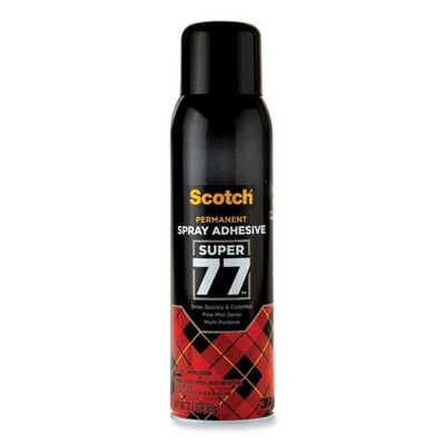Scotch 77 13.57 oz. Super 77 Multipurpose Spray Adhesive - Dries Clear New