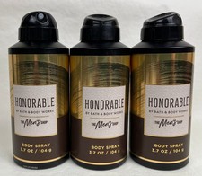 Lot of 3 Bath  Body Works Honorable Men  s Shop Body Sprays