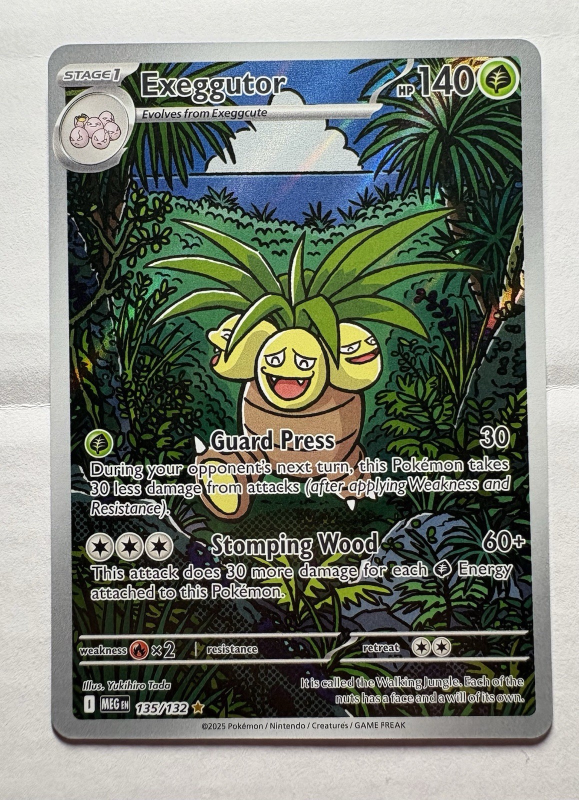 Pokémon TCG Exeggutor 135/132 Mega Evolution