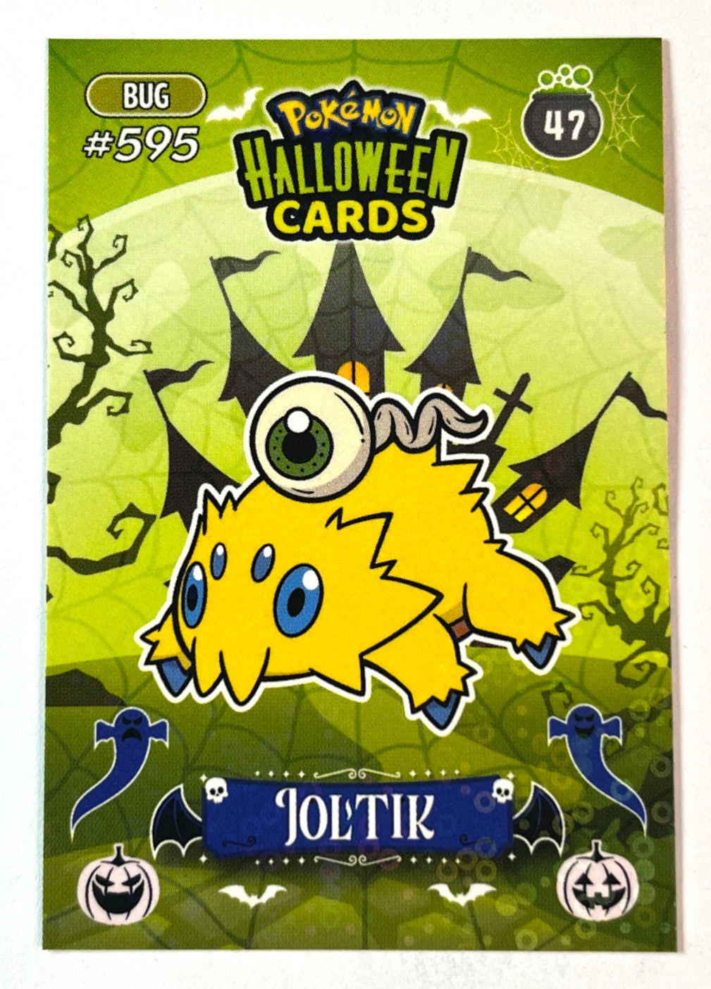 2025 POKEMON HALLOWEEN Collectoons Card #047 JOLTIK Peru Foil