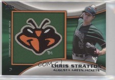 2014 Topps Pro Debut Manufactured Hat Logo 90/99 Chris Stratton #MH-CS Patch 0af