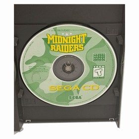 Midnight Raiders (Sega CD, 1994) CIB Complete w/ Manual + Reg Card Tested