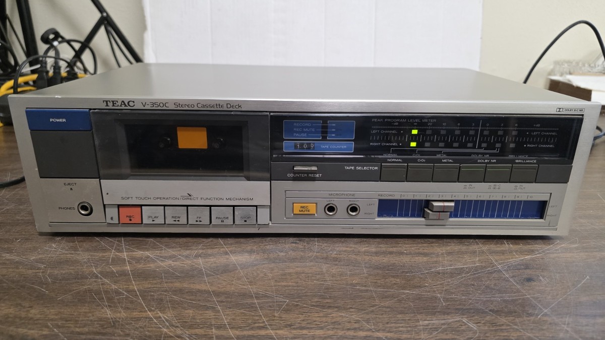 Teac V-350C Stereo Cassette Tape Deck | eBay