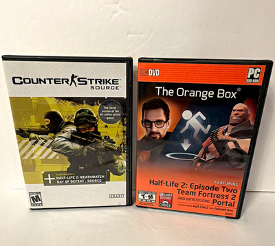 Valve Counter-Strike Source/The Orange Box bundle Half Life 2 Portal Tf2 CIB