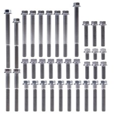 ENGINE BOLT KIT CR 80/85 R, KIT SIZE 37 BOLTS !!! MADE TO ORDER !!! TITANIUM BOL