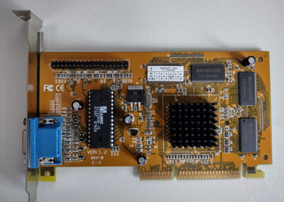 RAGE 128 VR AGP 32MB VGA Retro / Vintage Grafikkarte getestet/funktionstüchtig *RAR*