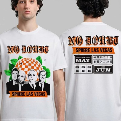 No Doubt Live At Sphere Las Vegas Concert Merch On May And June 2026 T-Shirt