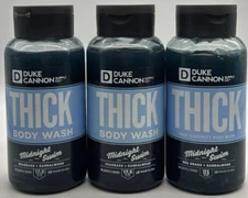 3PK Duke Cannon Supply Co Thick Body Wash ~ Midnight Swim ~ 17.5 FL OZ EACH ~NEW