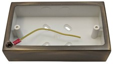 G&H Trimline Antique Brass TAB3 Light Switches, Plug Sockets, Dimmers, Toggles