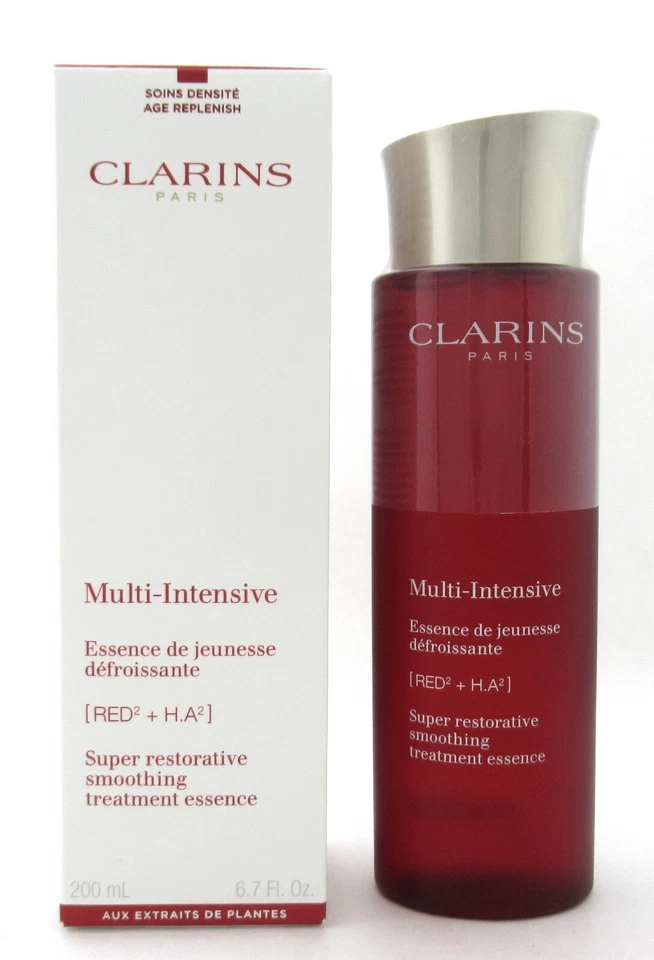 Clarins Multi-Intensive Super Restorative Smoothing Treatment Essence 6.7 oz.New