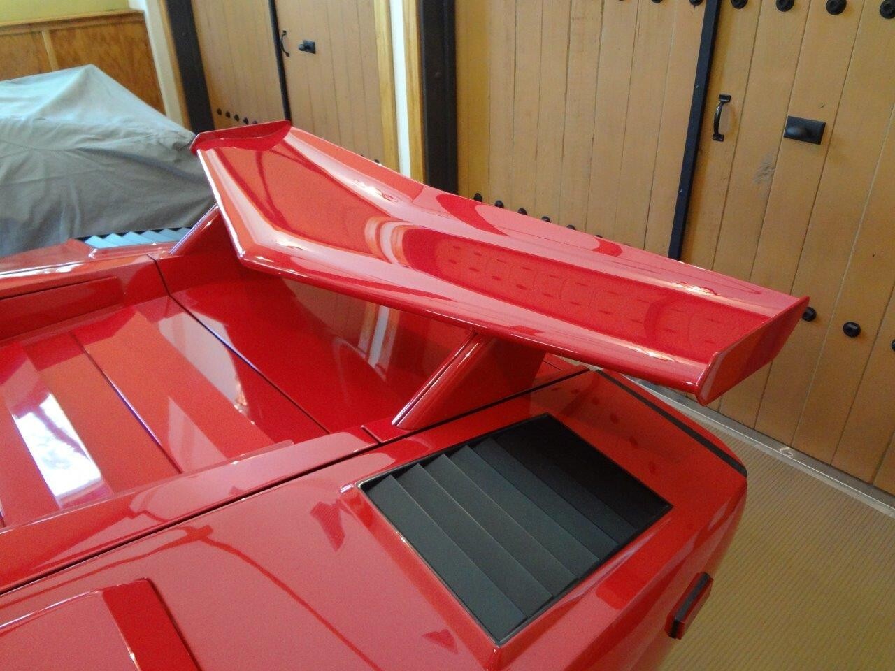 Rear Replica Winglets LP500 Style For Lamborghini Countach 1981-1989