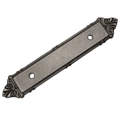 Cosmas Cabinet Hardware Weathered Nickel Handle Pull Backplate #9466WN