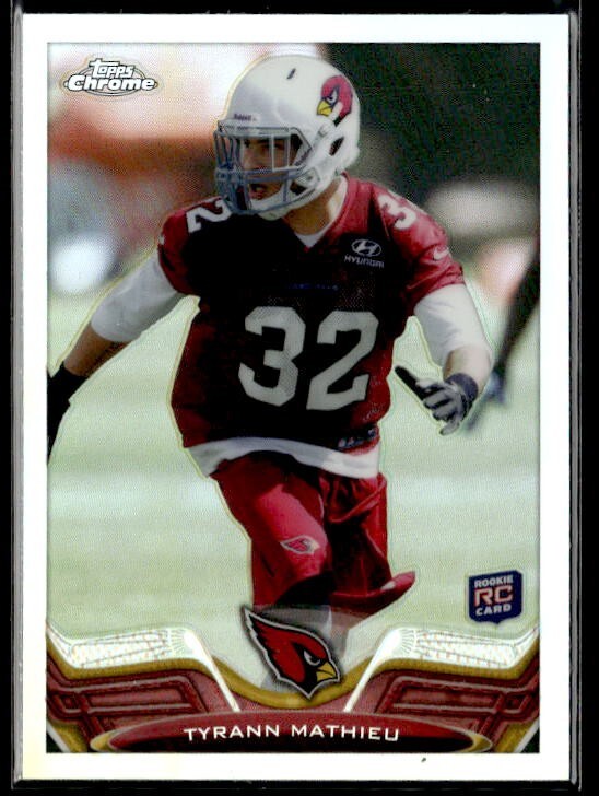L4,664 - 2013 Topps Chrome Refractors #4 Tyrann Mathieu